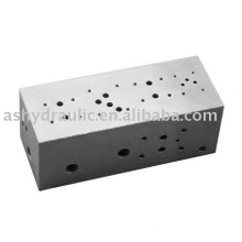 Multiple hydraulic manifold block